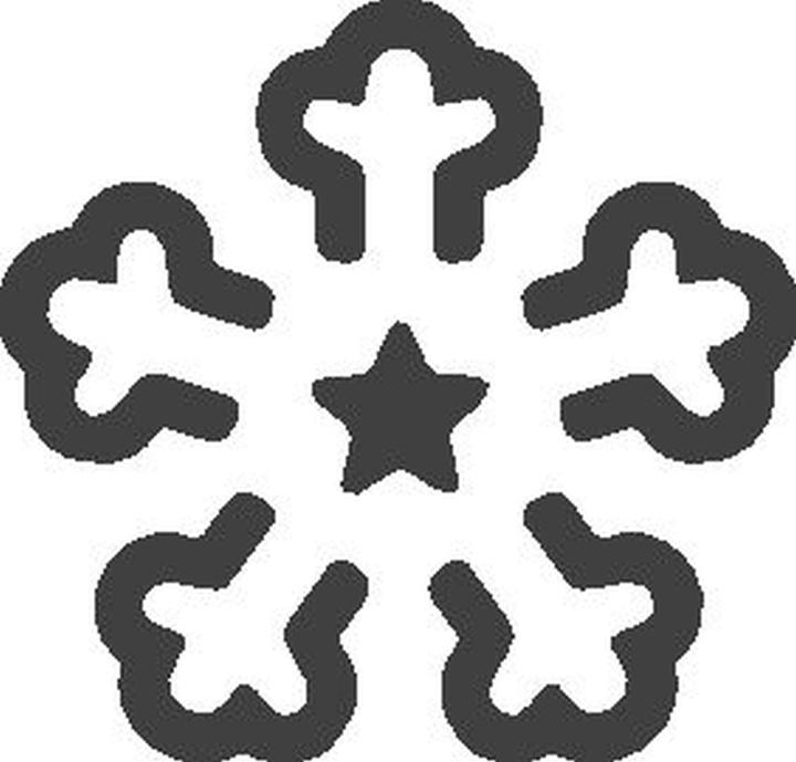 Image du produit Heyda Perforatrice de motifs pour carton jusqu'à 220g/m2 Cristal Pop-Up grand format env. 25x25mm