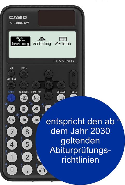 Produktbild Casio FX-810DE CW (Batterien)