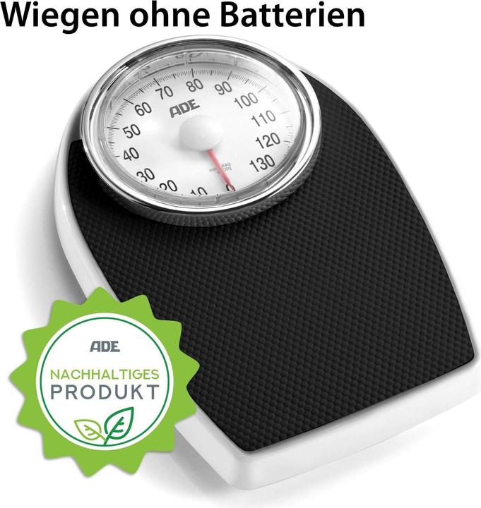 Image du produit ADE Balance de salle de bain Victoria noir (136 kg)