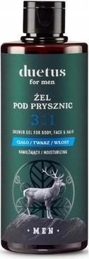 Duetus For Men nawilżający żel pod prysznic 3w1 300ml (300 ml)