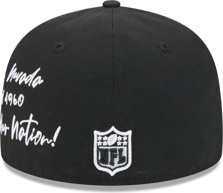 Produktbild New Era 59Fifty Cap - VERBIAGE Las Vegas Raiders - 7 1/4 (7 1/4)