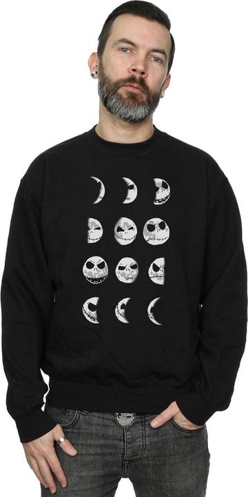 Actual product image Disney Mens Nightmare Before Christmas Jack Moon Sweatshirt (3XL)