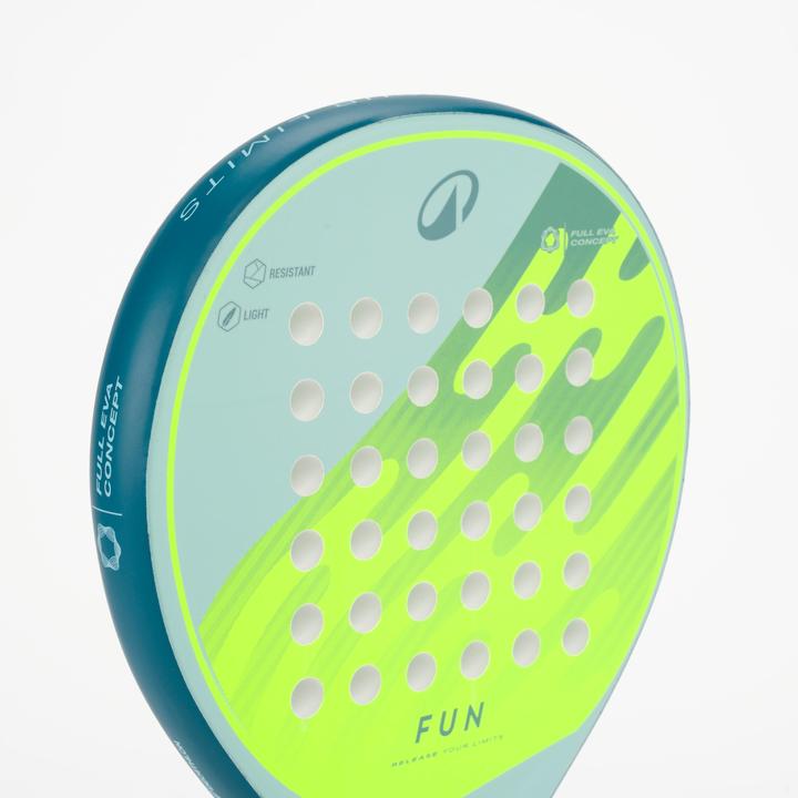 Actual product image Kuikma Kinder Padelschläger - PR Fun 5 bis 8 Jahre blau/gelb