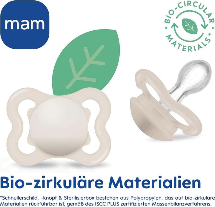 Image du produit MAM Air Silicone Sucettes, 2 pièces, 0-6 mois (2 x, jusqu'à 6 M.)