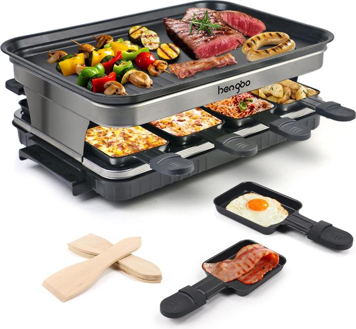 Image du produit HengBo Gril à raclette, 8 personnes