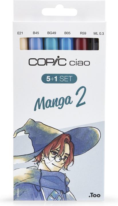 Immagine prodotto Copic Ciao Manga 2 (Multicolore, 3 mm, 6 x)