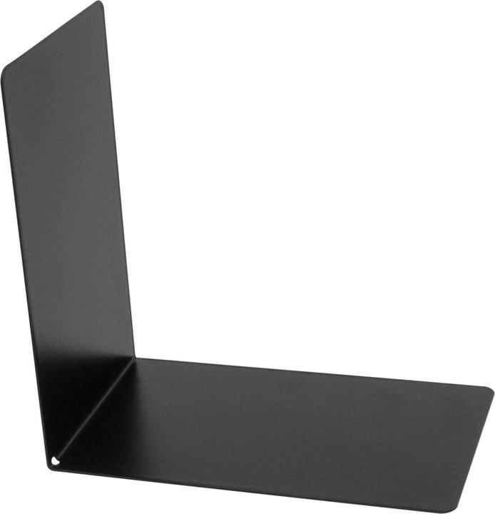 Actual product image Idena Bookends metal 14x14x8.5cm black 4pcs