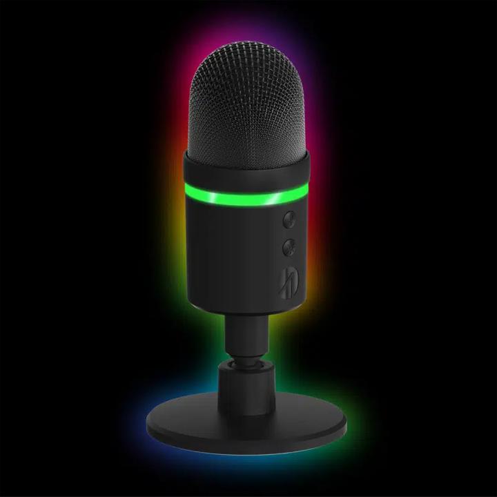 Actual product image Stealth Light Up Streaming Microphone