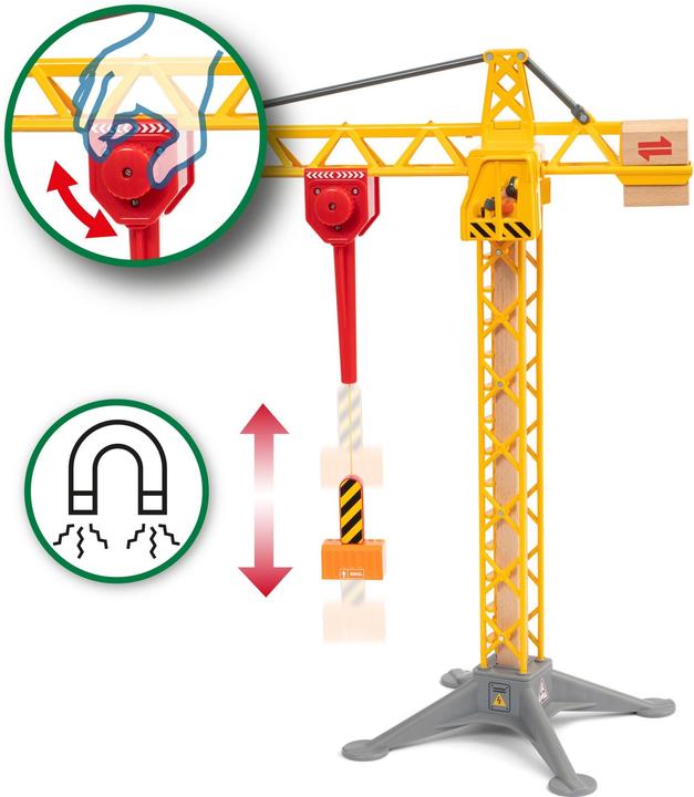 Actual product image Brio Building crane with lights