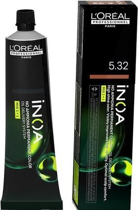Immagine prodotto L'Oréal Professionnel Colorazione permanente Inoa Color Nº 5.32 Castano chiaro dorato (60 g) (Castano chiaro e dorato)