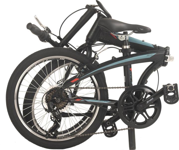Immagine prodotto KS Cycling Bicicletta pieghevole 20" Yachter nero 6 marce (30 cm)