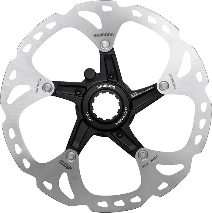 Produktbild Shimano RT-EM800 Bremsscheibe 160mm CL für Steps Geschwindigkeitssensor SM-DUE11 (160 mm)
