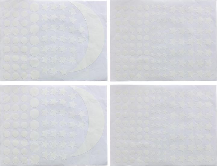 Produktbild Infactory Phosphoreszierende Sternenhimmel-Wandsticker, 600er-Set, für Raufaser (22.5 x 30 cm)
