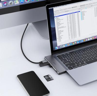 Actual product image Aukey CB-C76 (USB-C, 7 Ports)