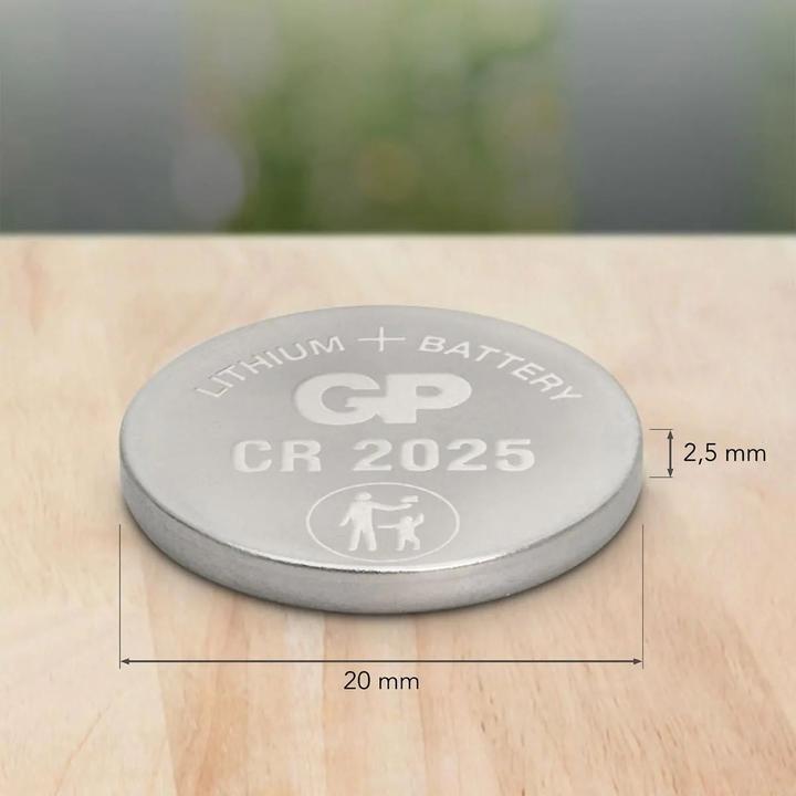 Actual product image GP Batteries Lithium Cell (5 pcs., CR2025, 160 mAh)