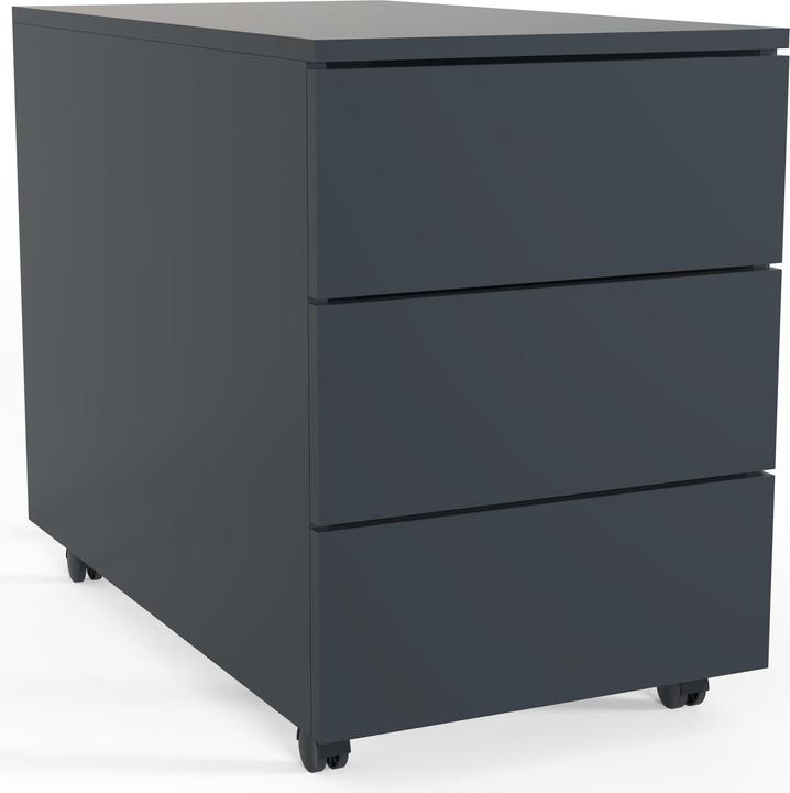 Immagine prodotto VCM Piedistallo mobile Piedistallo per ufficio Ruote girevoli Dasola 3 cassetti (39 x 70 cm)
