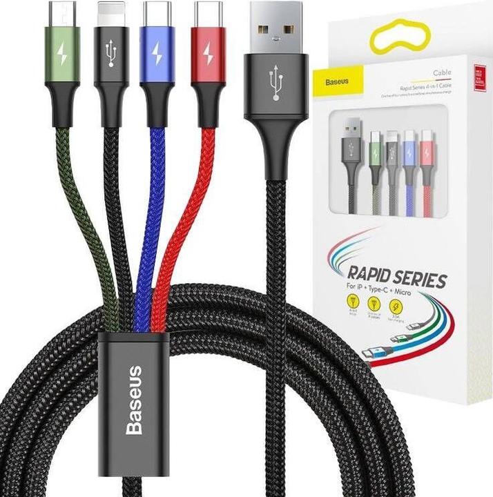 Produktbild Baseus 4in1 (1.20 m, USB 2.0)