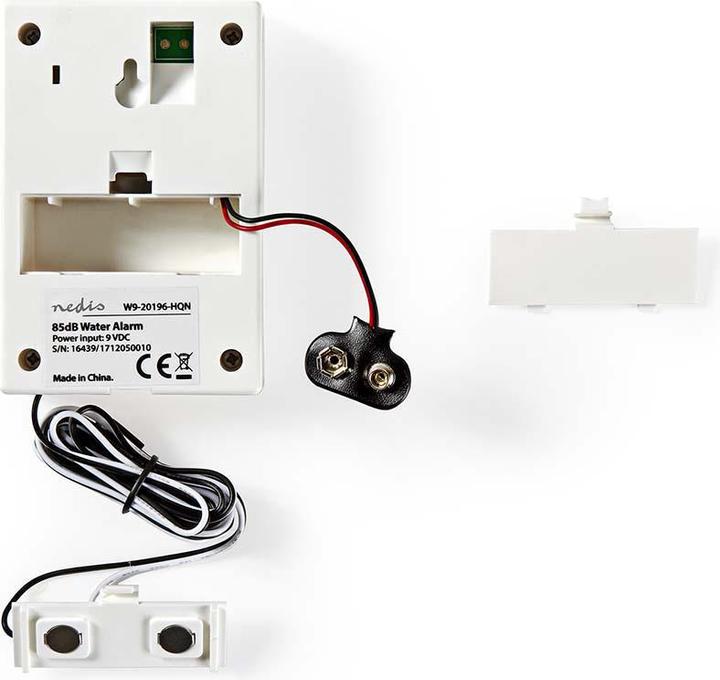 Image du produit Nedis Détecteur de mouvement SmartLife | Wi-Fi | Fonctionnement sur piles / alimentation secteur | Angle