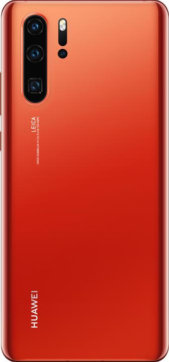 Actual product image Huawei P30 Pro (128 GB, Amber Sunrise, 6.47", Hybrid Dual SIM, 40 Mpx, 4G)