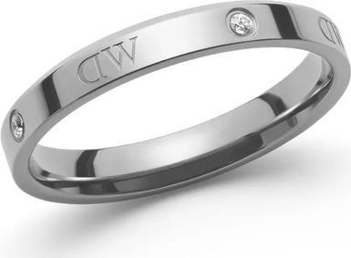 Daniel Wellington - Original Steel Ring with Classic Lumine DW0040023 Crystals - Circuit: 58mm (58)