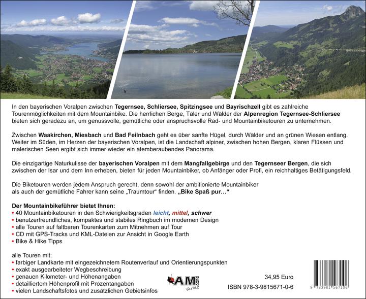 Produktbild Mountainbike Touren Tegernsee - Schliersee - Bayrischzell (Deutsch, Susi Plott, Günter Durner, 2013)