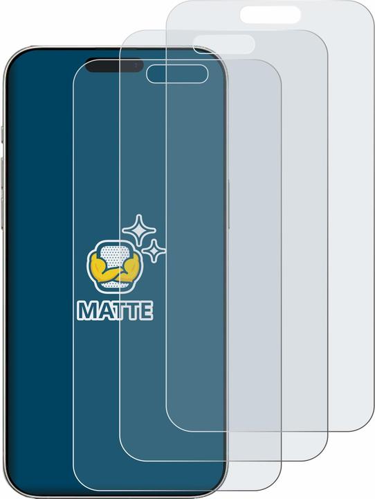 Immagine prodotto BROTECT Pellicola antiriflesso Pellicola protettiva dello schermo Pellicola protettiva dello schermo opaca (6 Pezzo/i, Apple iPhone 16 Pro Max)