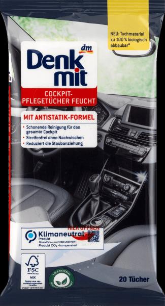 Image du produit dm Denkmit Lingettes humides pour l'entretien des voitures
