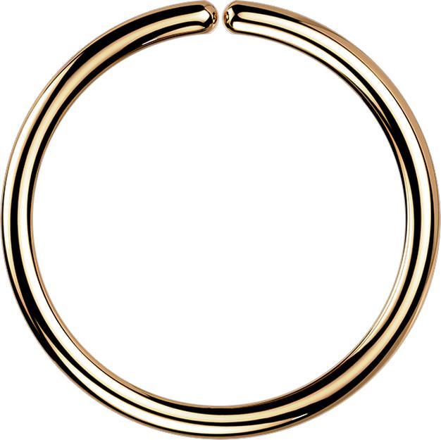 Produktbild Star Piercing Micro Piercing Ring rosegold mit Titanium Beschichtung (ohne Messing, Chirurgenstahl 316L)