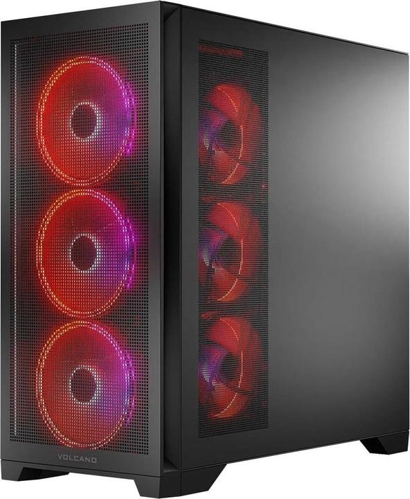 Actual product image Modecom Volcano Expanse S Apex ARGB czarna (mATX, Mini-ITX)