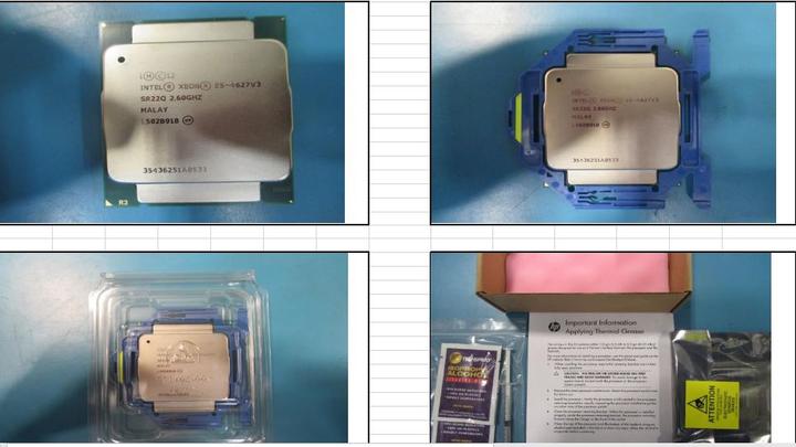 Actual product image HPE PRO E5-4627V3 10C 2.6GHZ 25M (LGA 2011, 2.60 GHz, 10 -Core)