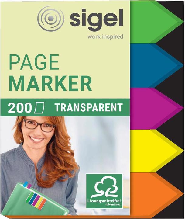 Sigel Sticky markers - Arrows (12 x 45 mm)