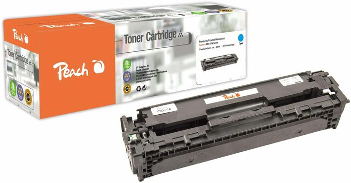 Actual product image Peach toner Canon 2661B002, CRG-718 cyan (C)