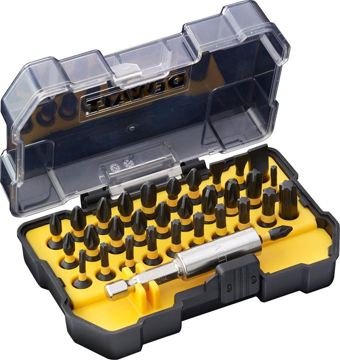 Produktbild DeWalt DT70523T-QZ (Kreuz Pozidriv PZ M18, Schraubschlitz M6, Innensechsrund TX M25, Kreuz Pozidriv PZ M2, Kreuz Pozidriv PZ M3, Kreuz Phillips PH M1, Kreuz Phillips PH M2, Kreuz Phillips PH M3, Schraubschlitz M8, Schraubschlitz M10, Innensechsrund TX M10, Innensechsrund TX M15, Innensechsrund TX M20)