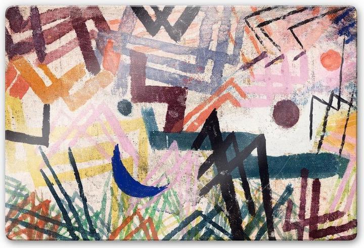 Trenddeko Klee - Il gioco delle forze di un paesaggio sanguigno (60 x 40 cm)