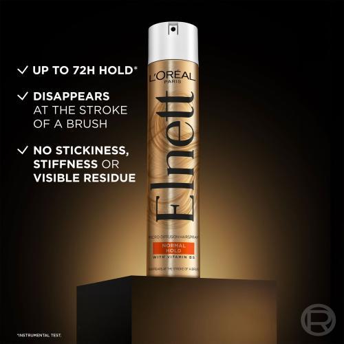 Actual product image L'Oréal Paris L'Oreal Paris Elnett Micro-Diffusion Hairspray 300 Ml - Fragrance Free (300 ml)