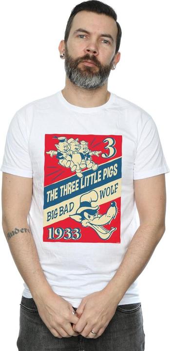 Produktbild Disney Three Little Pigs And The Big Bad Wolf TShirt (XXL)