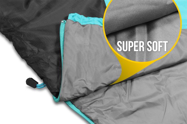 Actual product image Normani Ultralight sleeping bag Runty (210 cm)