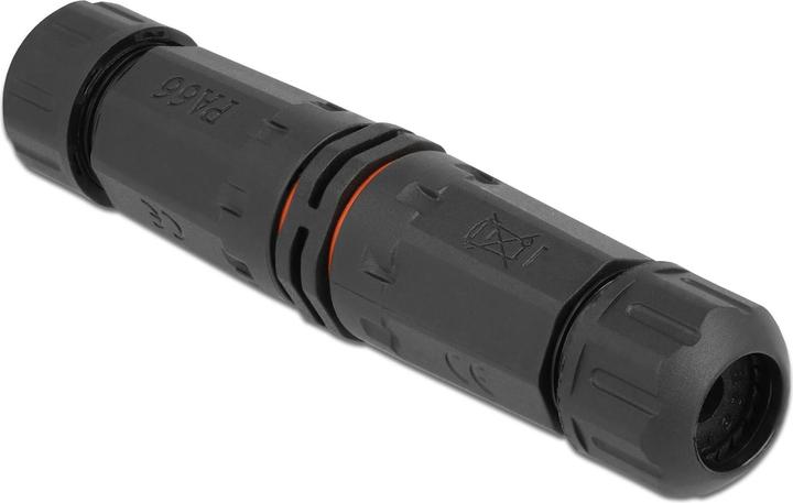 Produktbild Delock Kabelverbinder für Aussenbereich 5 Pin, IP68 wasserdicht, schraubbar, Kabeldurchmesser 4,5