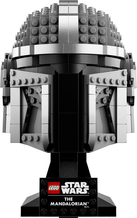 Actual product image LEGO Mandalorian helmet (75328, LEGO Star Wars)