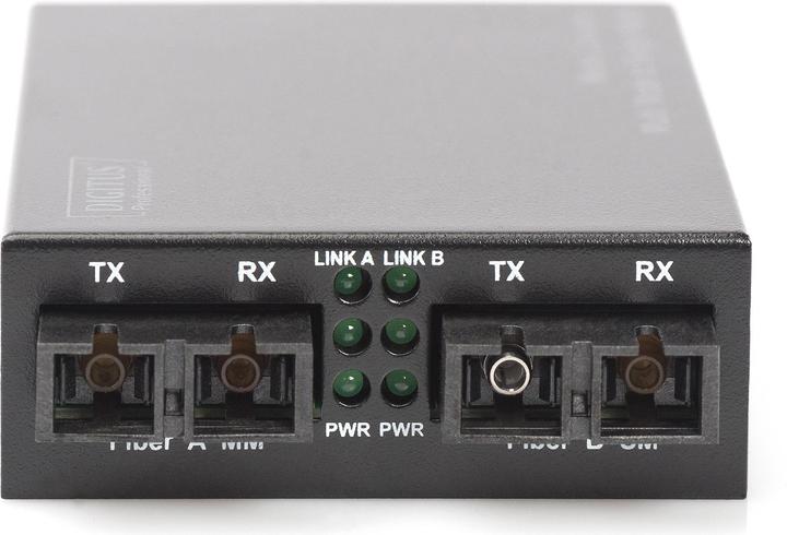 Immagine prodotto Digitus Fast Ethernet multimodale al convertitore di media monomodale SC a SC lunghezza d'onda 1310nm