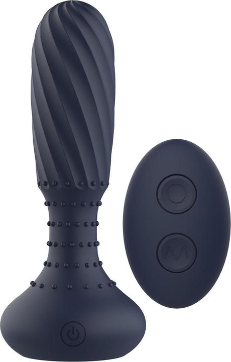 Produktbild Dreamtoys Dream Toys Startroopers Titan Vibrating Vibe With Remote Analplug Blue 14,2 cm