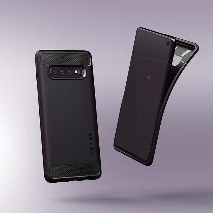 Actual product image Spigen rugged army (Samsung Galaxy S10)