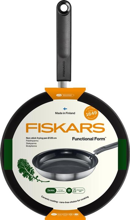 Actual product image Fiskars PAN FRYING FF 28M CERAMIC COATED 1072312 (28 cm, Frying pan, Stainless steel)