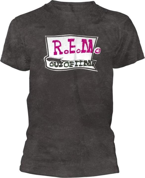 Actual product image R.E.M. Unisex Adult Out Of Time T-Shirt (L)