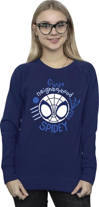 Actual product image Womens/Ladies Spidey And His Amazing Friends Neighbourhood Sweatshirt (4XL)