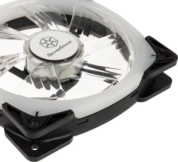Actual product image Silverstone SST-FW123-RGB, RGB fan (120 mm, 1 x)