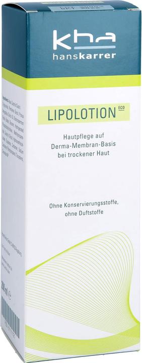 Actual product image Hans Karrer ECO Lipolotion Tube, 200 ml (Body milk, 200 ml)