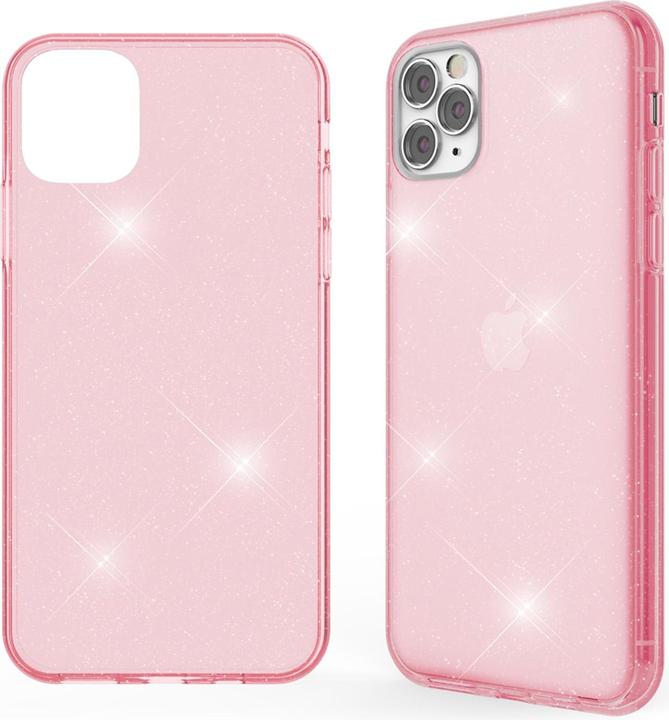 Actual product image Nalia Clear glitter silicone cover (Apple iPhone 11 Pro Max)