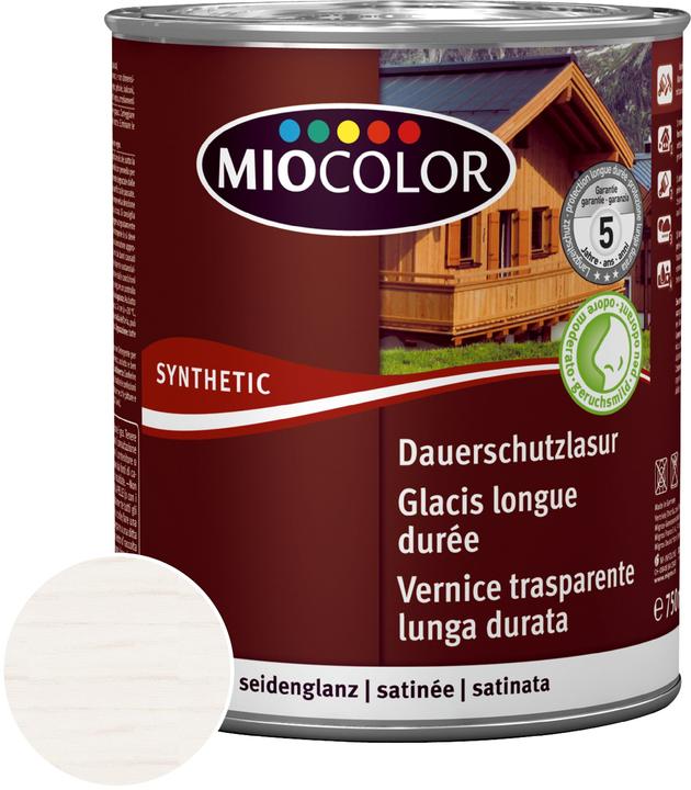 Immagine prodotto Miocolor Dauerschutzlasur (Bianco limetta, 0.75 l)