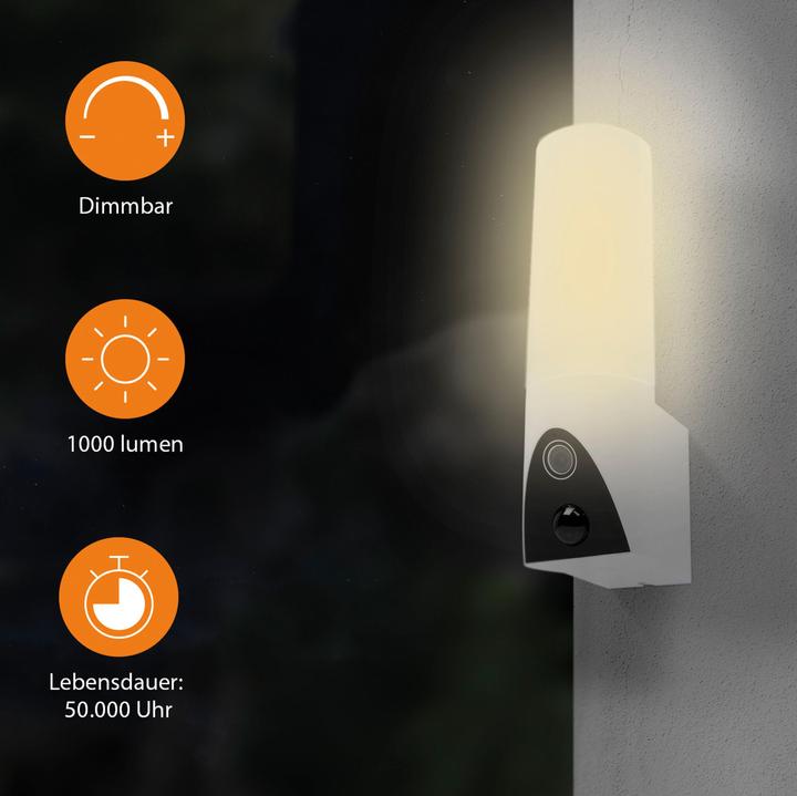 Actual product image Smartwares CIP-39902 Beveiligingscamera - Resolutie 2304 x 1296 - 135 Zichthoek - Wifi - Wit - Amazon Alexa & G (2304 x 1296 Pixels)